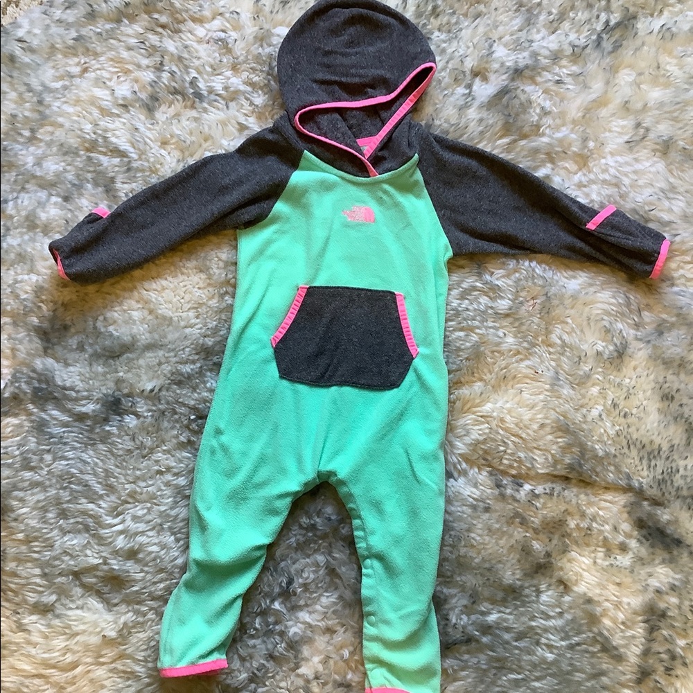 The North Face winter fleece suit